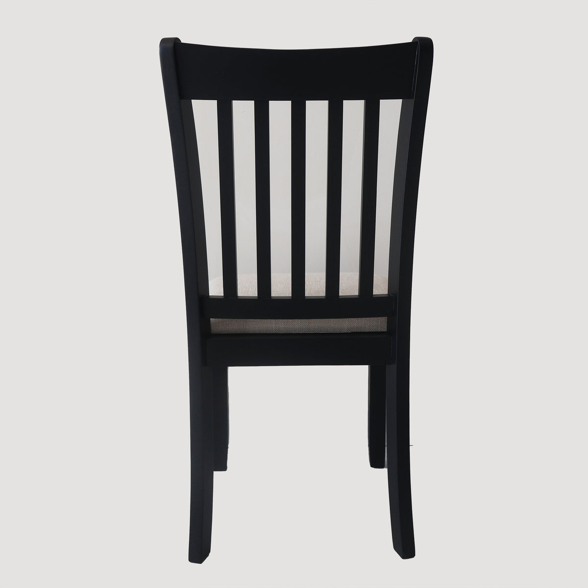 Upholstered Dining Chairs Set of 2 Black