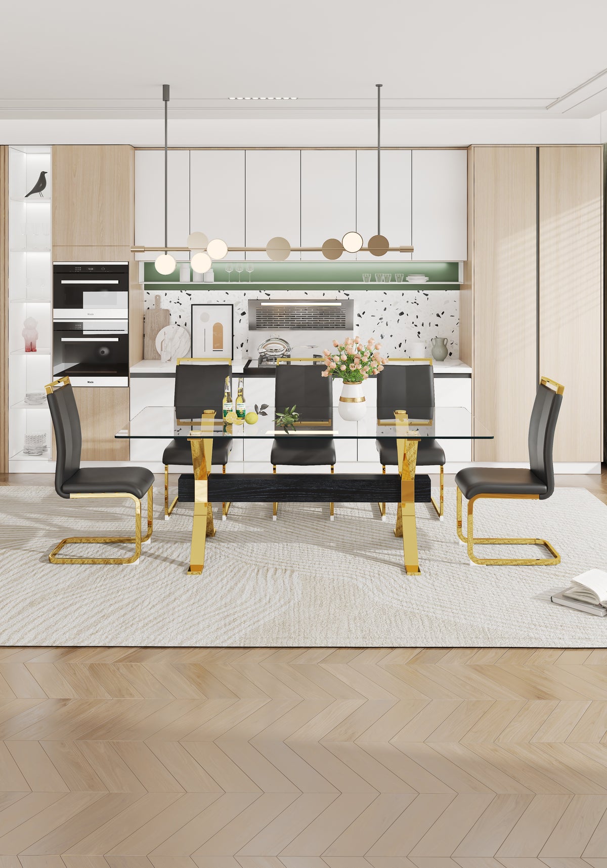 Tempered Glass Dining Table