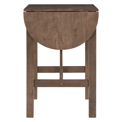 3-Piece Counter Dining Set Brown
