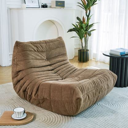 Floor Bean Bag Chair Gray