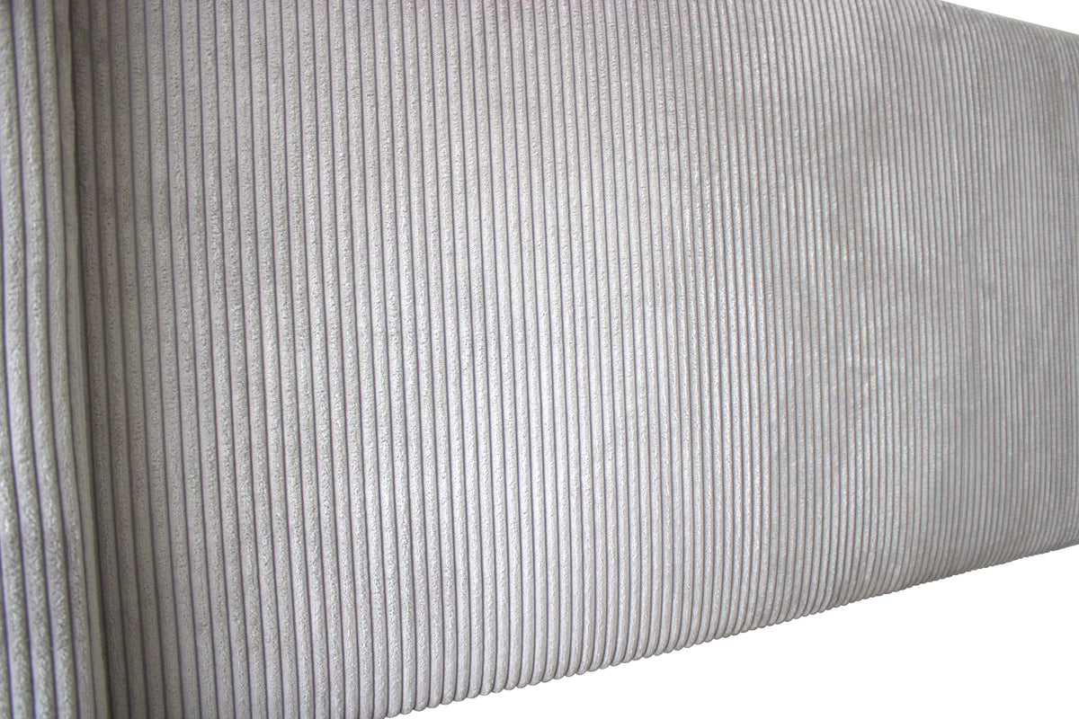 Velvet Queen Bed with Drawers Gray