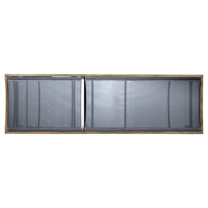 Summerland Outdoor Mesh Chaise Lounge – Dark Grey