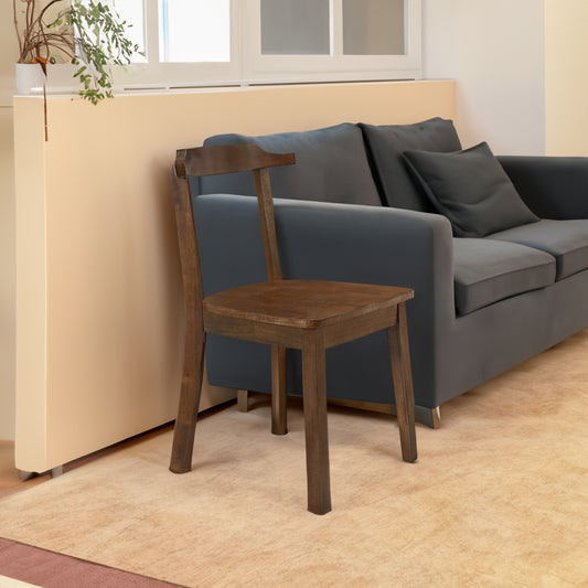 65” Extendable Dining Set (5 pcs) – Brown Finish