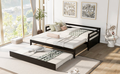 Twin Daybed with Trundle Espresso