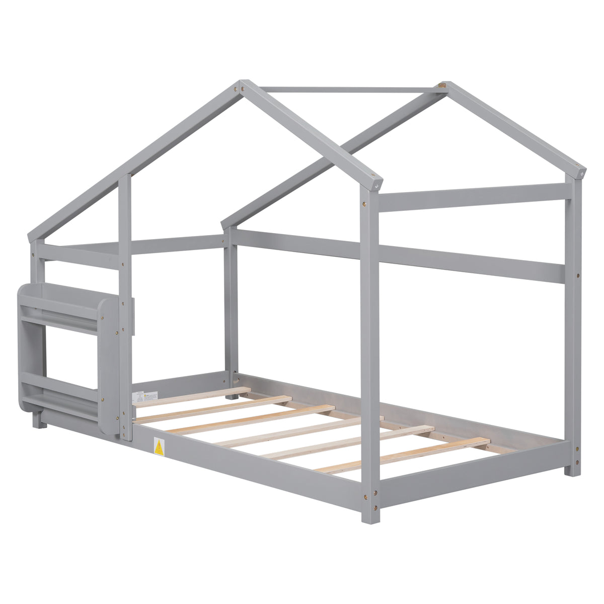 Twin House Bed Grey