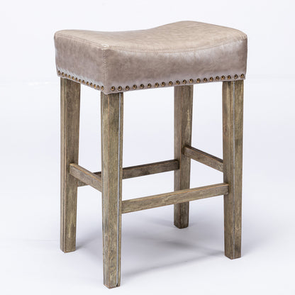 Aveline Counter Stools – Brushed Walnut