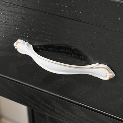 Modern 3-Drawer Dresser Black Finish