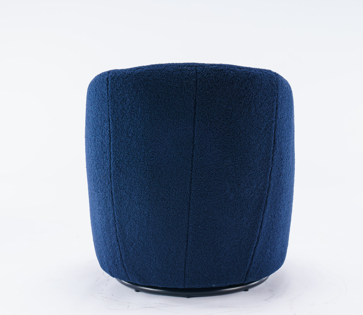 Teddy Barrel Accent Chair – Navy Blue