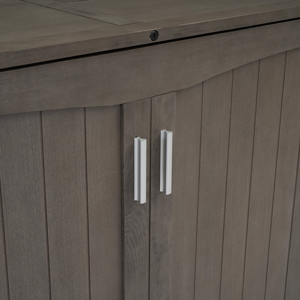 Queen Murphy Bed with Built-In Charging Station – Beige