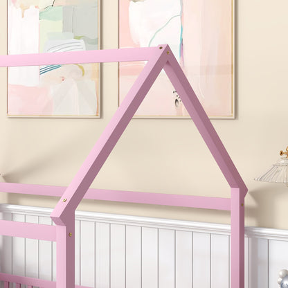Full Floor Bed Pink