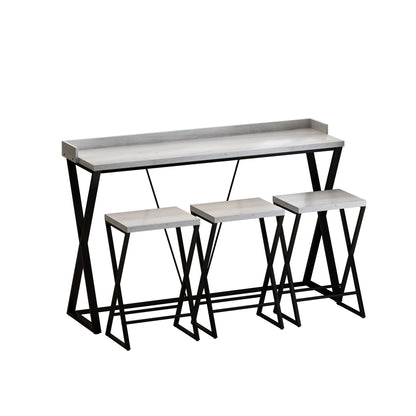 Modern Dining Table Set Gray