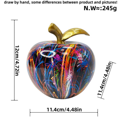Colorful Apple Ornament