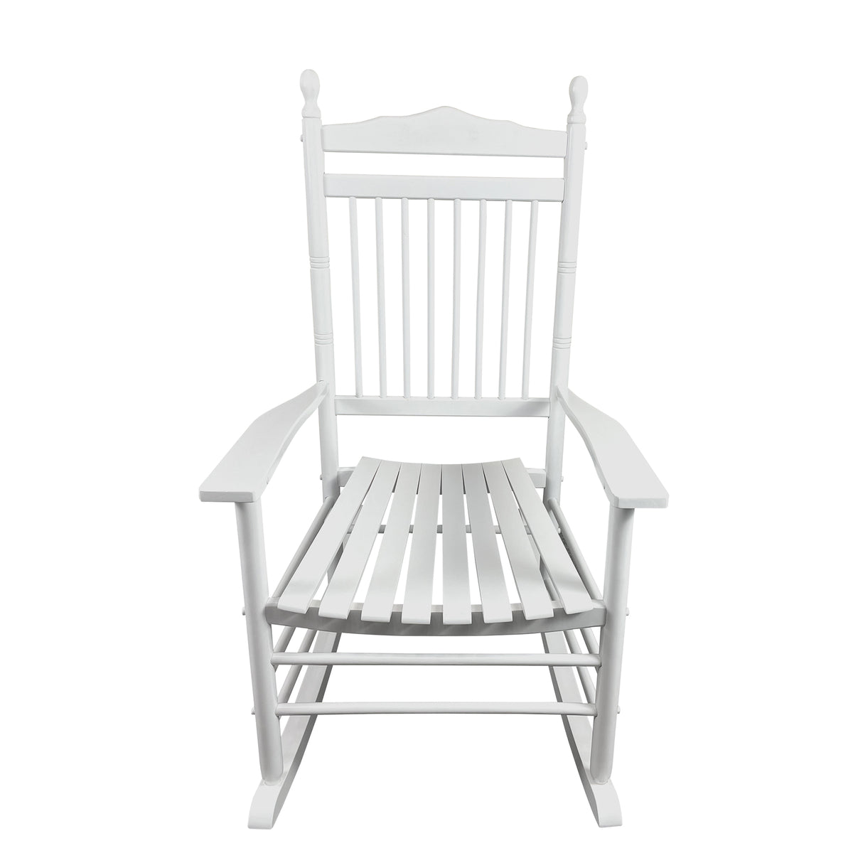 Classic White Porch Rocking Chair