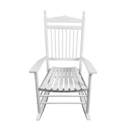 Classic White Porch Rocking Chair