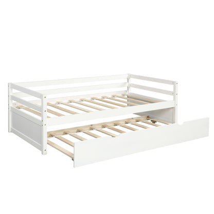 Twin Daybed with Trundle White