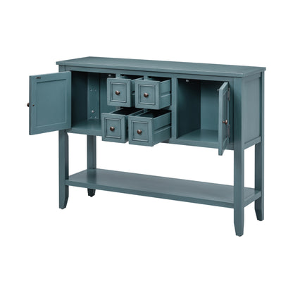 Cambridge Retro Console Desk – 4 Drawers