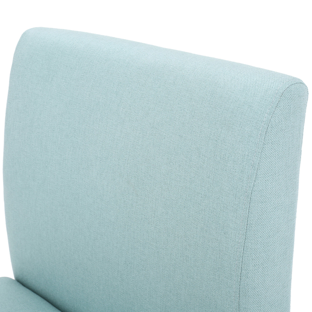 Modern Accent Chair Gray Fabric White