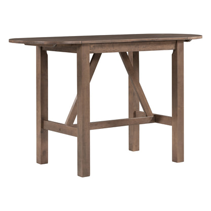 3-Piece Counter Dining Set Brown