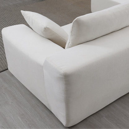 Modular Sectional Sofa – White Linen