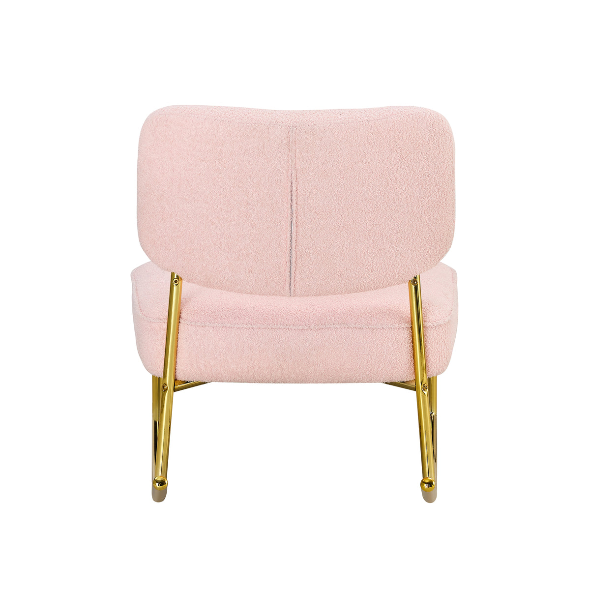 Velvet Rocking Lounge Chair – Cream