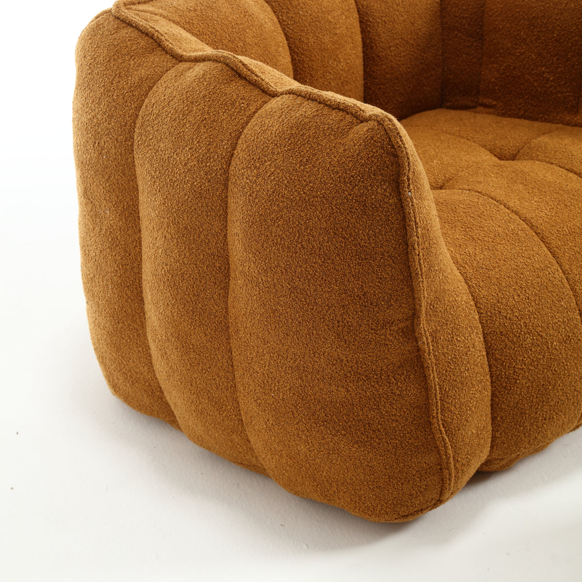 High Resilience Foam Bean Bag Sofa with Footrest