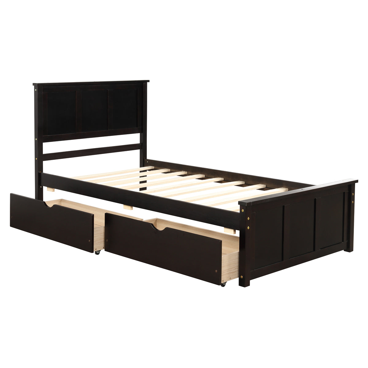 Twin Storage Bed Espresso