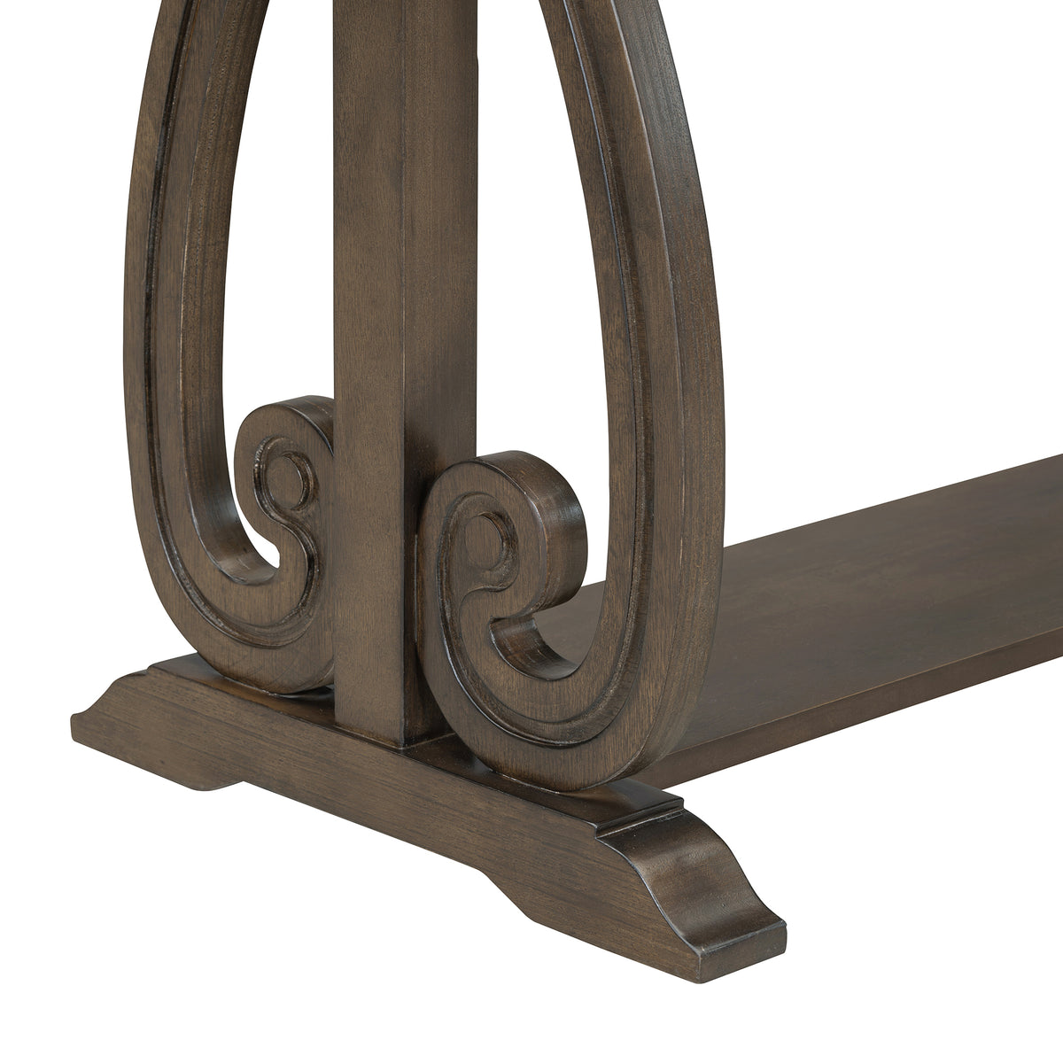 Walnut Farmhouse Console Table – 48”