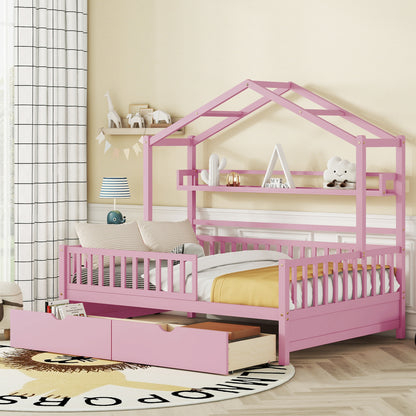 Full House Bed Pink