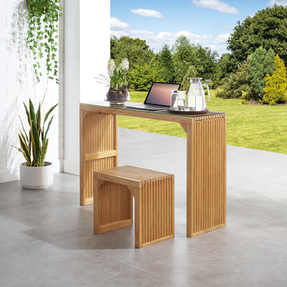 Pine Wood Dining Bench Natural Finish