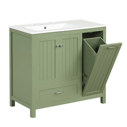 36-Inch Bathroom Vanity with Sink and Drawer