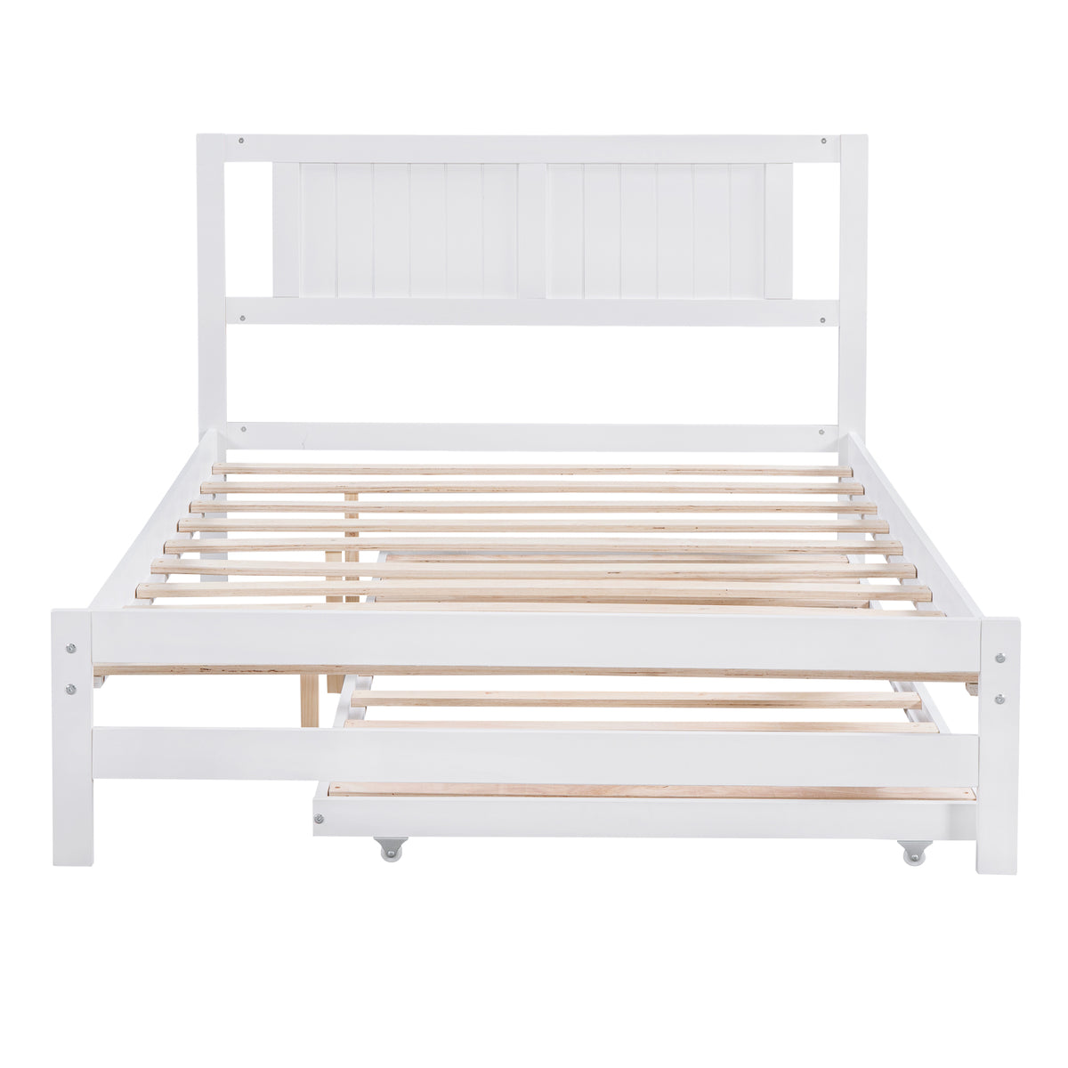 Adjustable Platform Bed Frame White
