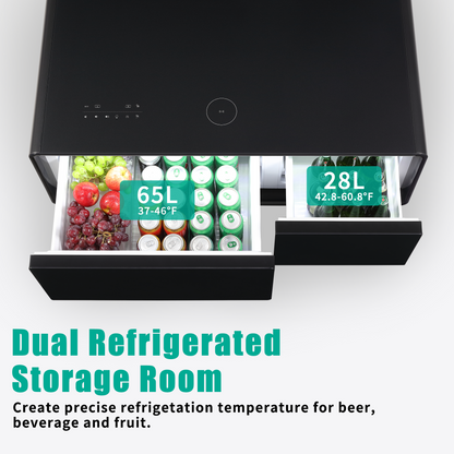 Smart Coffee Table with Bluetooth & USB Charging