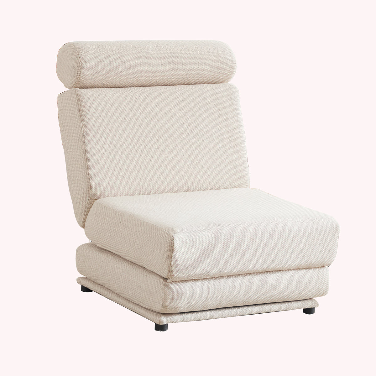 Foldable Sofa Bed Chair Cream