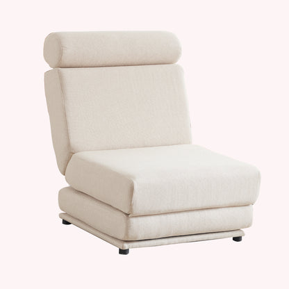 Foldable Sofa Bed Chair Cream