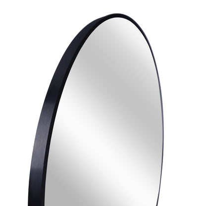 Black Round Bathroom Mirror