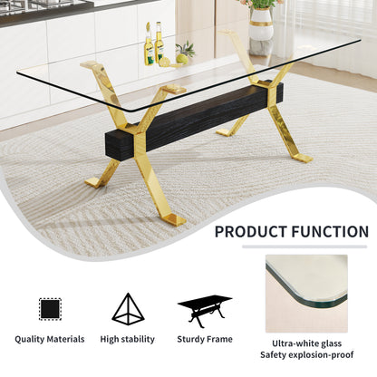 Tempered Glass Dining Table