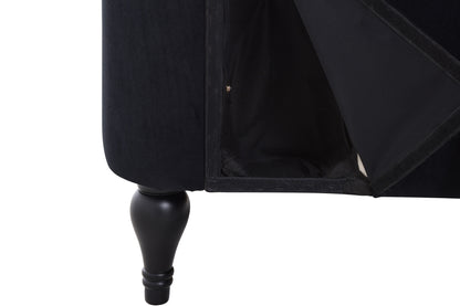 Velvet Cluster Lounge Chair Gray