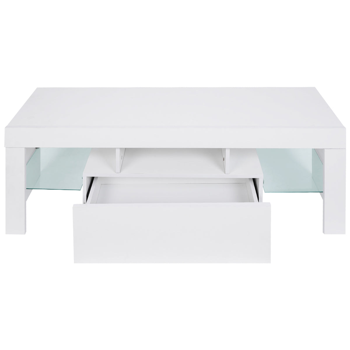 TV Stand with Storage and Drawers Gray