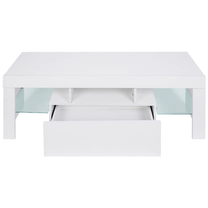 TV Stand with Storage and Drawers Gray
