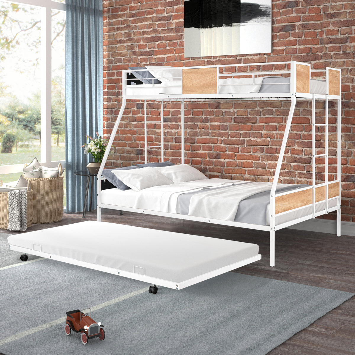 Twin over Full Metal Bunk Bed