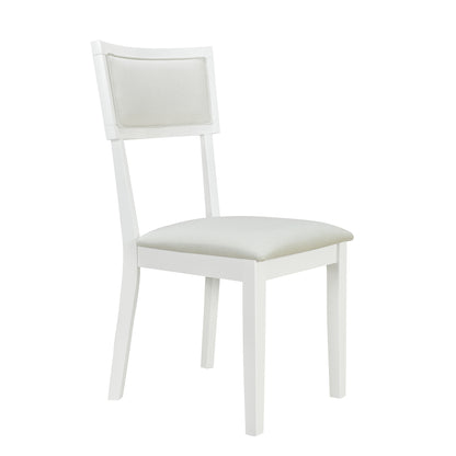 Topmax Farmhouse Dining Set (6 pcs) – White