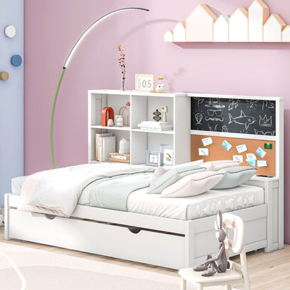 Twin Daybed with Storage White
