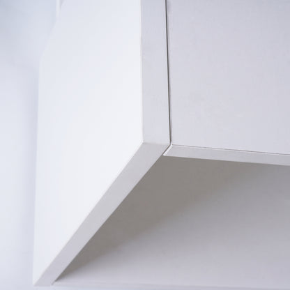 LED TV Stand High Gloss White