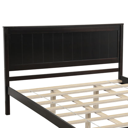 Platform Bed Frame Espresso Finish