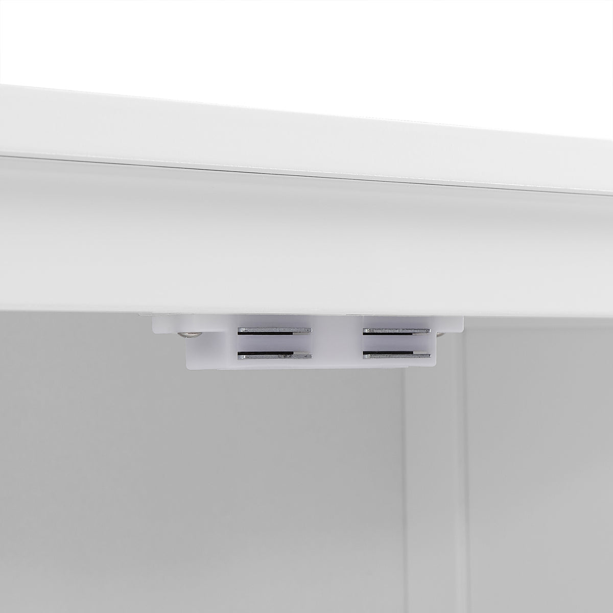 White Bathroom Storage Cabinet with Drawers