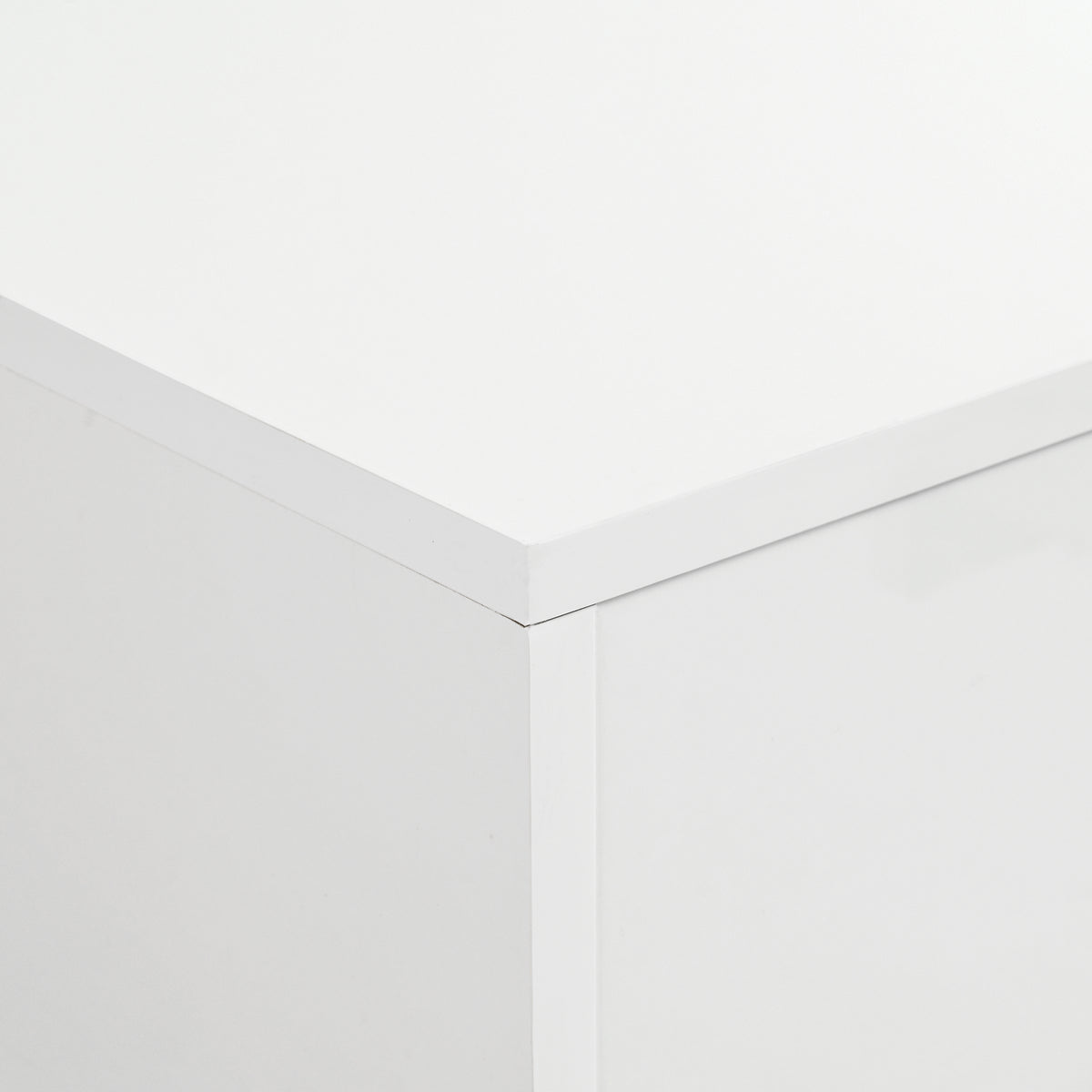 Multifunctional Table with Drawers Gold Finish