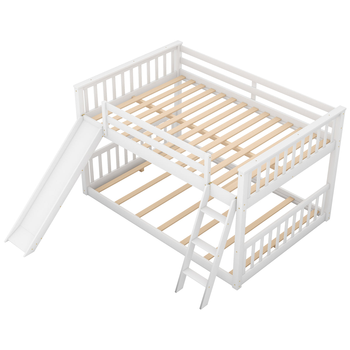 Full Bunk Bed White