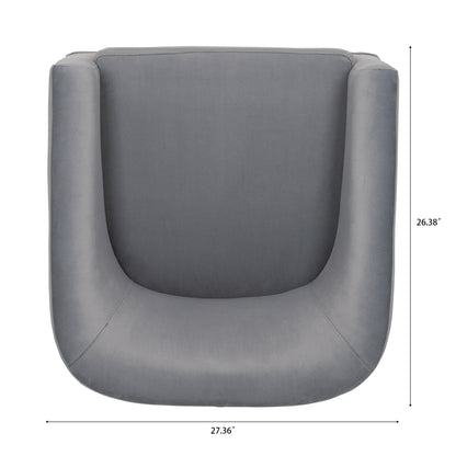 Wide Swivel Lounge Chair – Gray