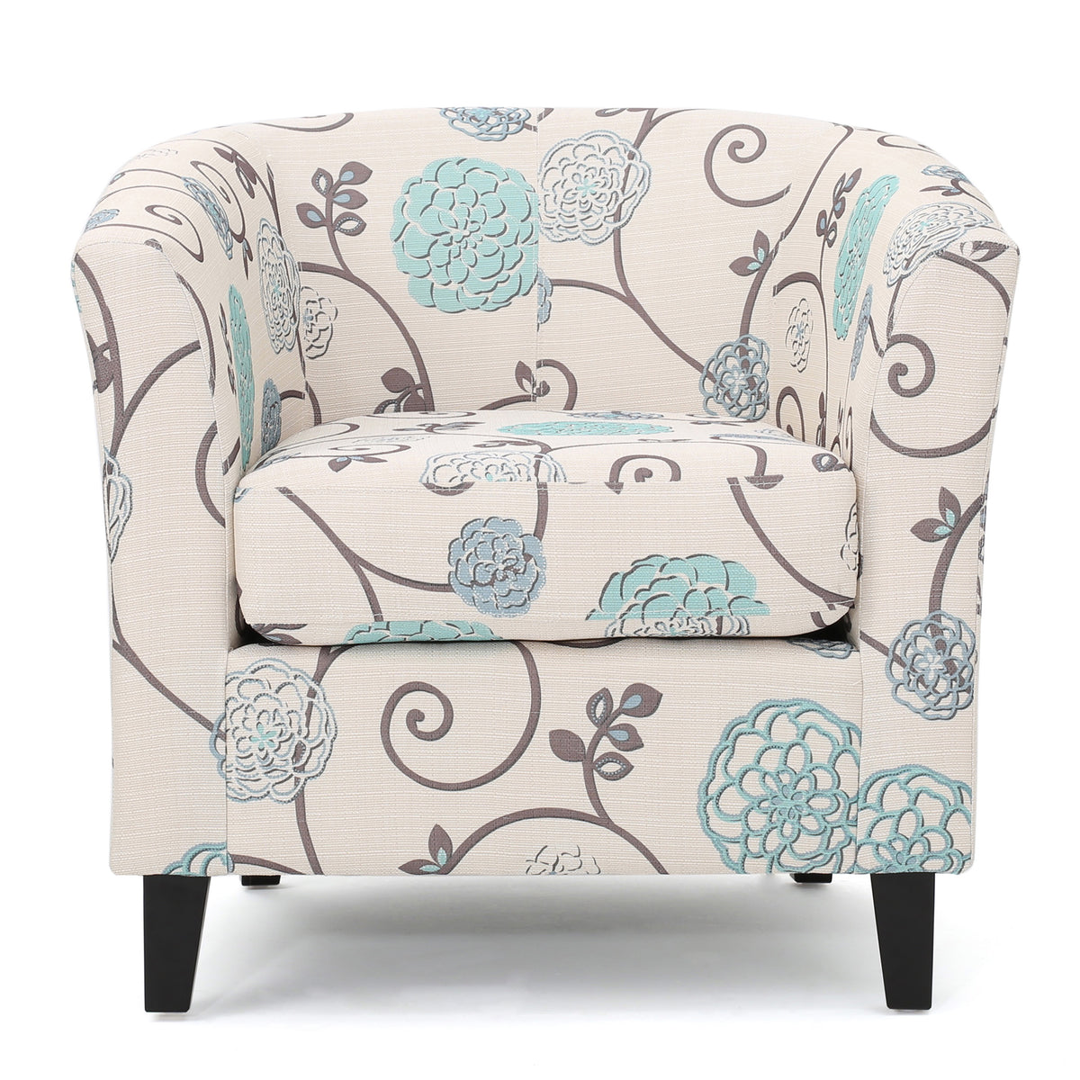 Plaza Velvet Club Chair – White