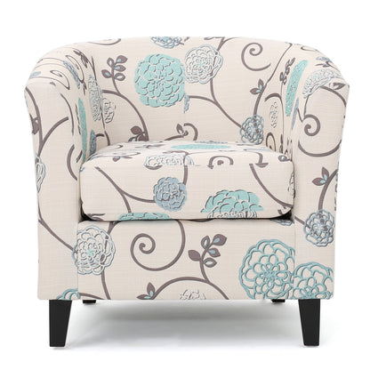 Plaza Velvet Club Chair – White